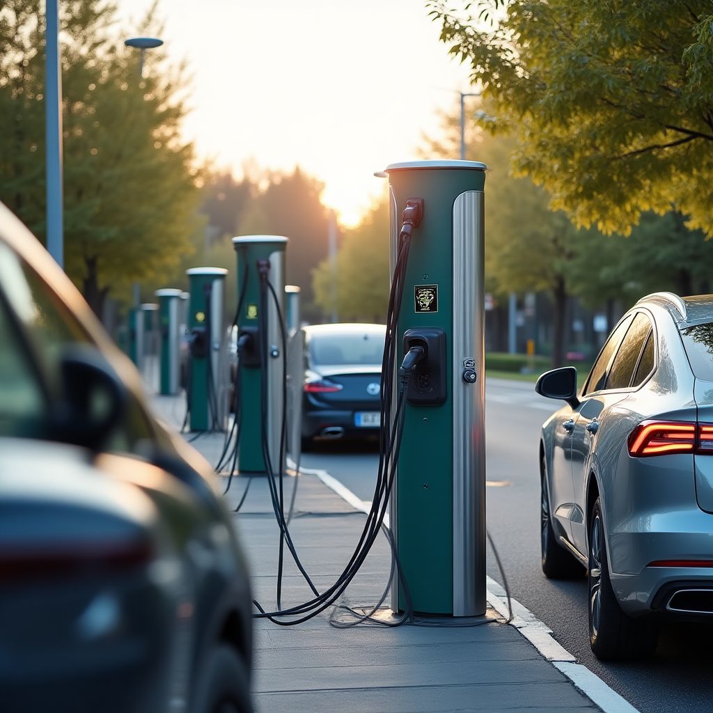 Estación de carga rápida ElectroAutos