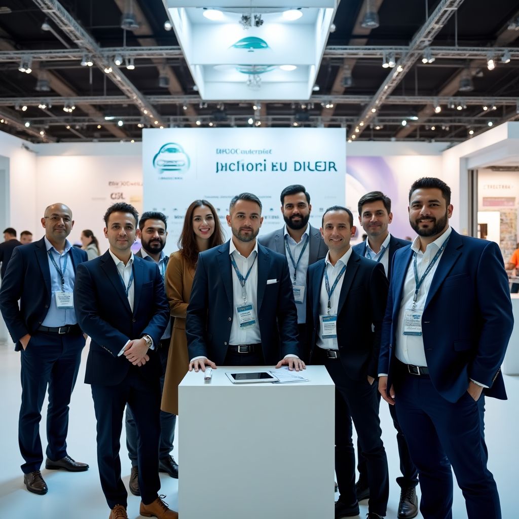 Equipo ElectroAutos en convención de movilidad sostenible